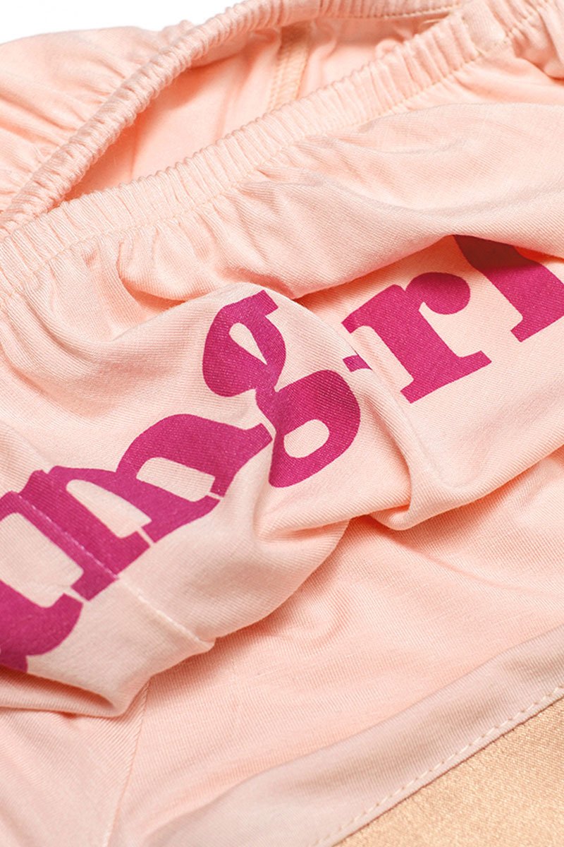 Dreamgirl Pink/Gold Viscose Pajama Set
