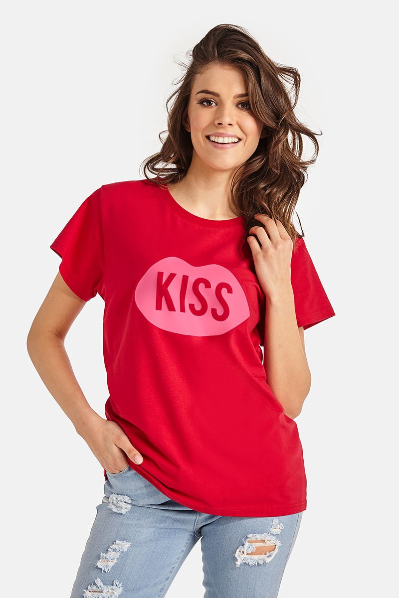 KISS Classic Chilli Red Tee