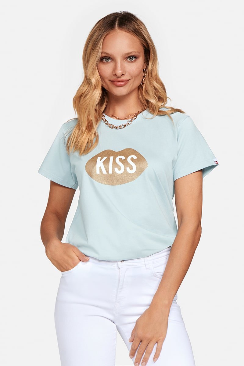 KISS Classic Steam Blue Tee