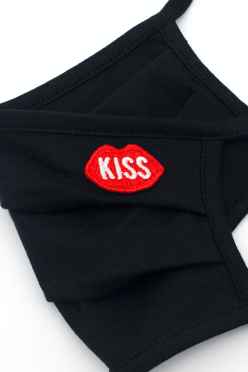 KISS Face Black Mask