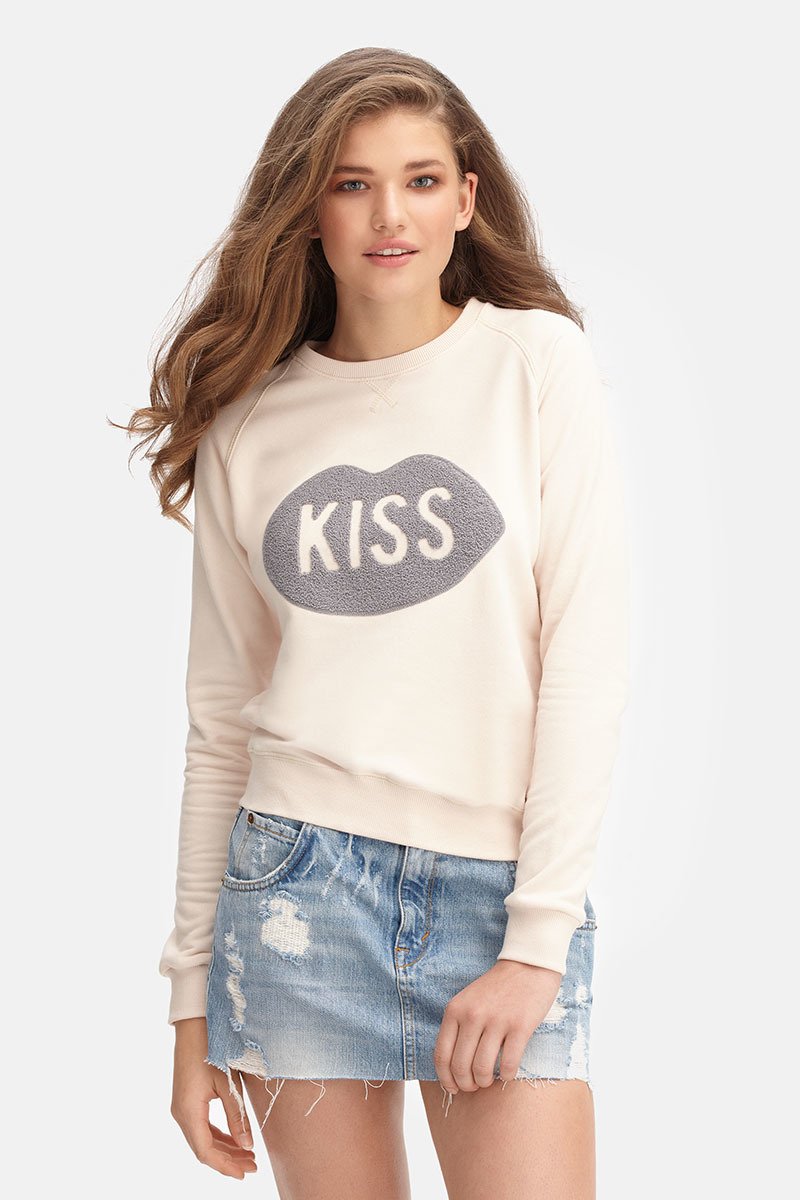 KISS Reglan Beige Sweatshirt