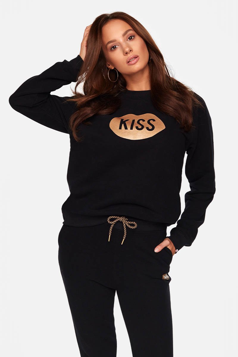 KISS Reglan Black Sweatshirt
