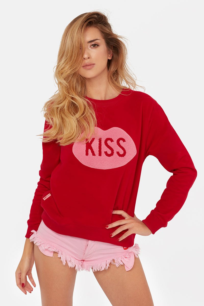 KISS Regular Chilli Red Sweatshirt