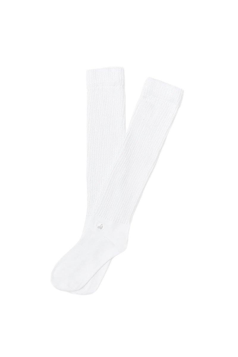 LA LALA Comfy White Socks