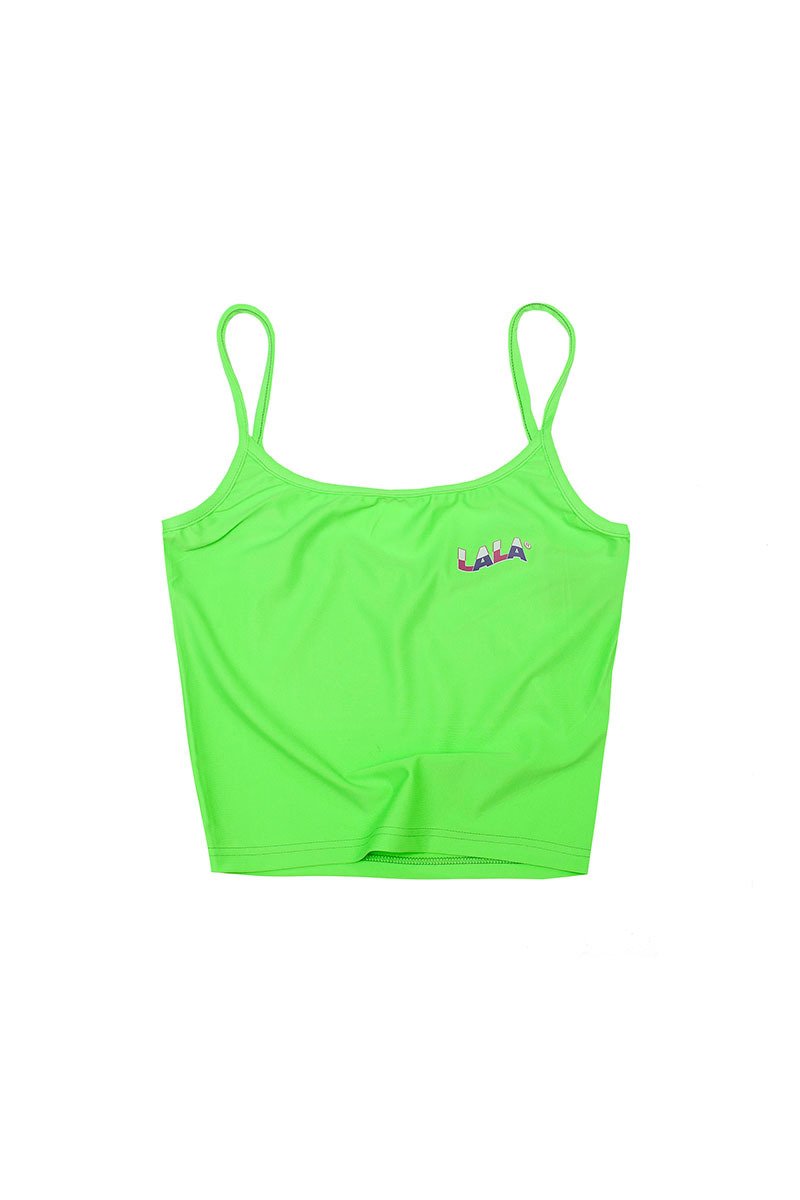 LALA New Wave Green Top