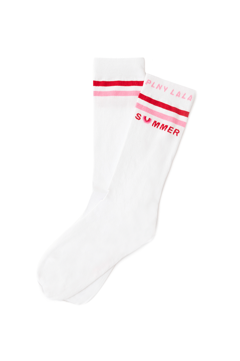 LALA Summer Classic White Socks