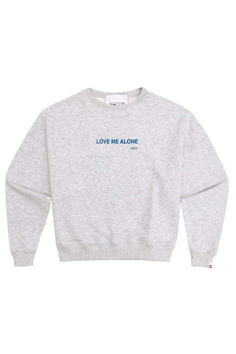 Love Me Alone Kansas Grey Sweatshirt