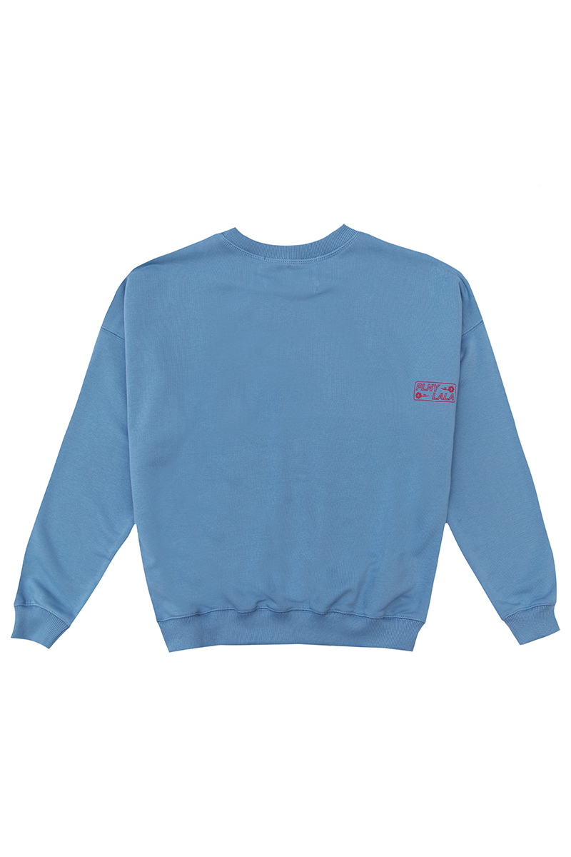 Meadow Flora Lake Blue Sweatshirt