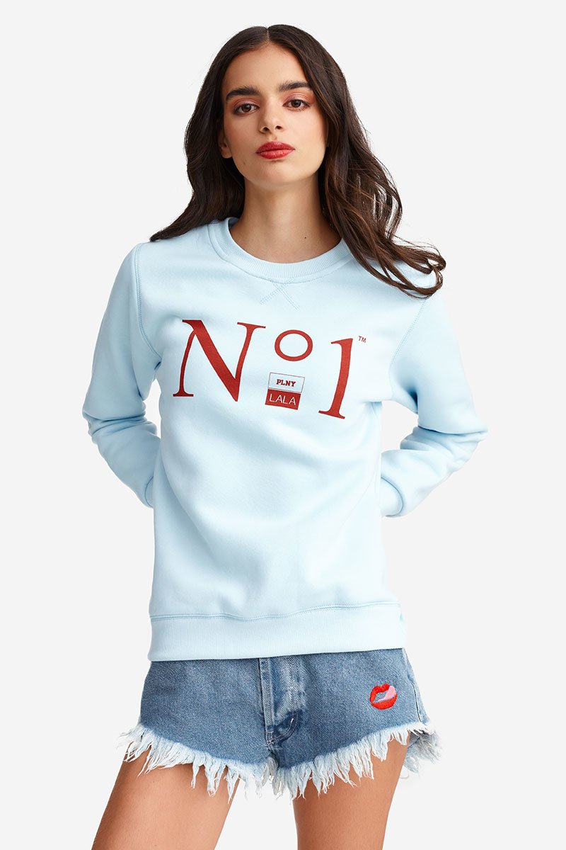 NO.1 Regular Blue Sweatshirt