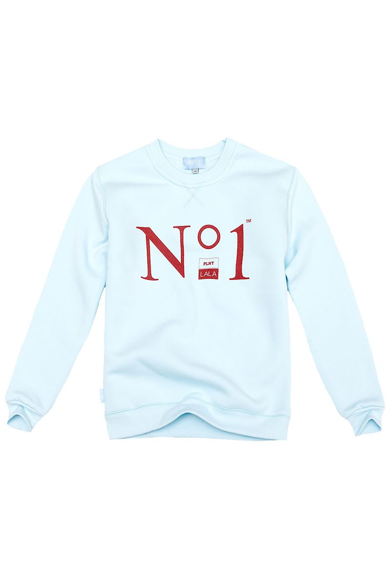 NO.1 Regular Blue Sweatshirt