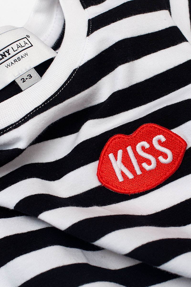 PLNY KIDS KISS Stripes Classic Tee