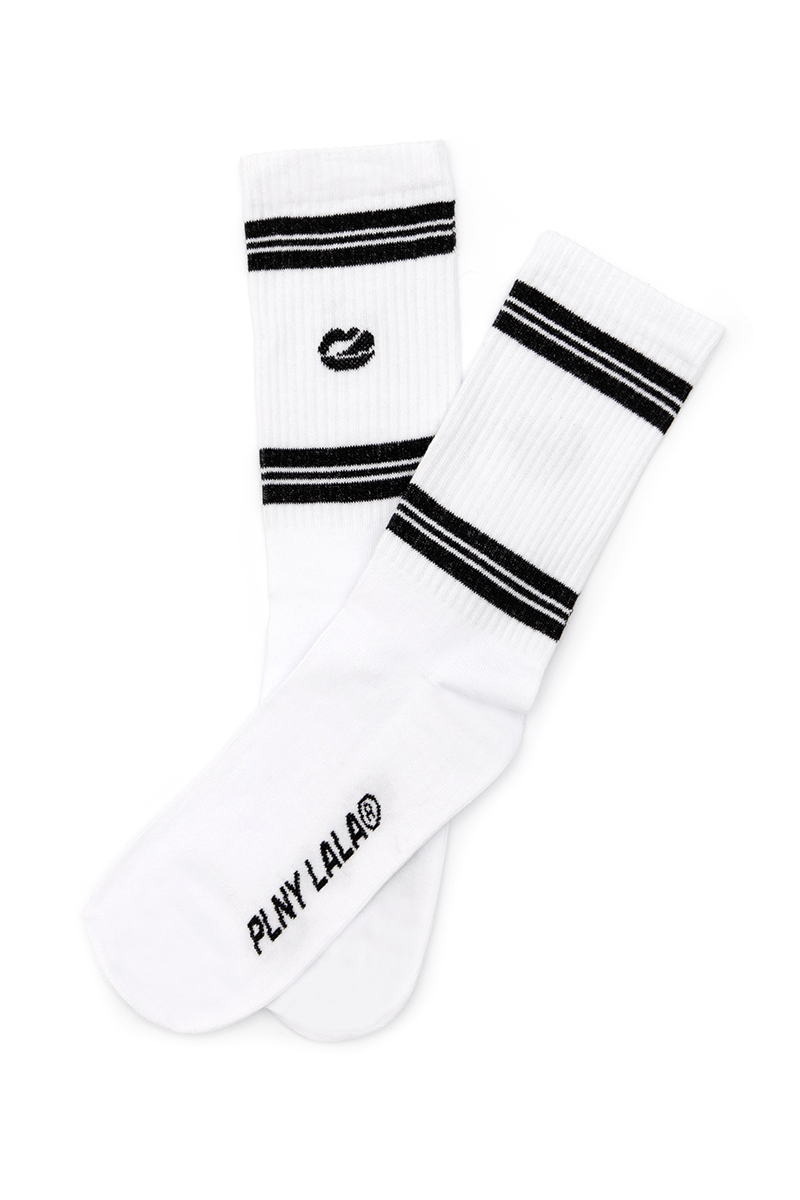 PLNY LALA Classic White Socks