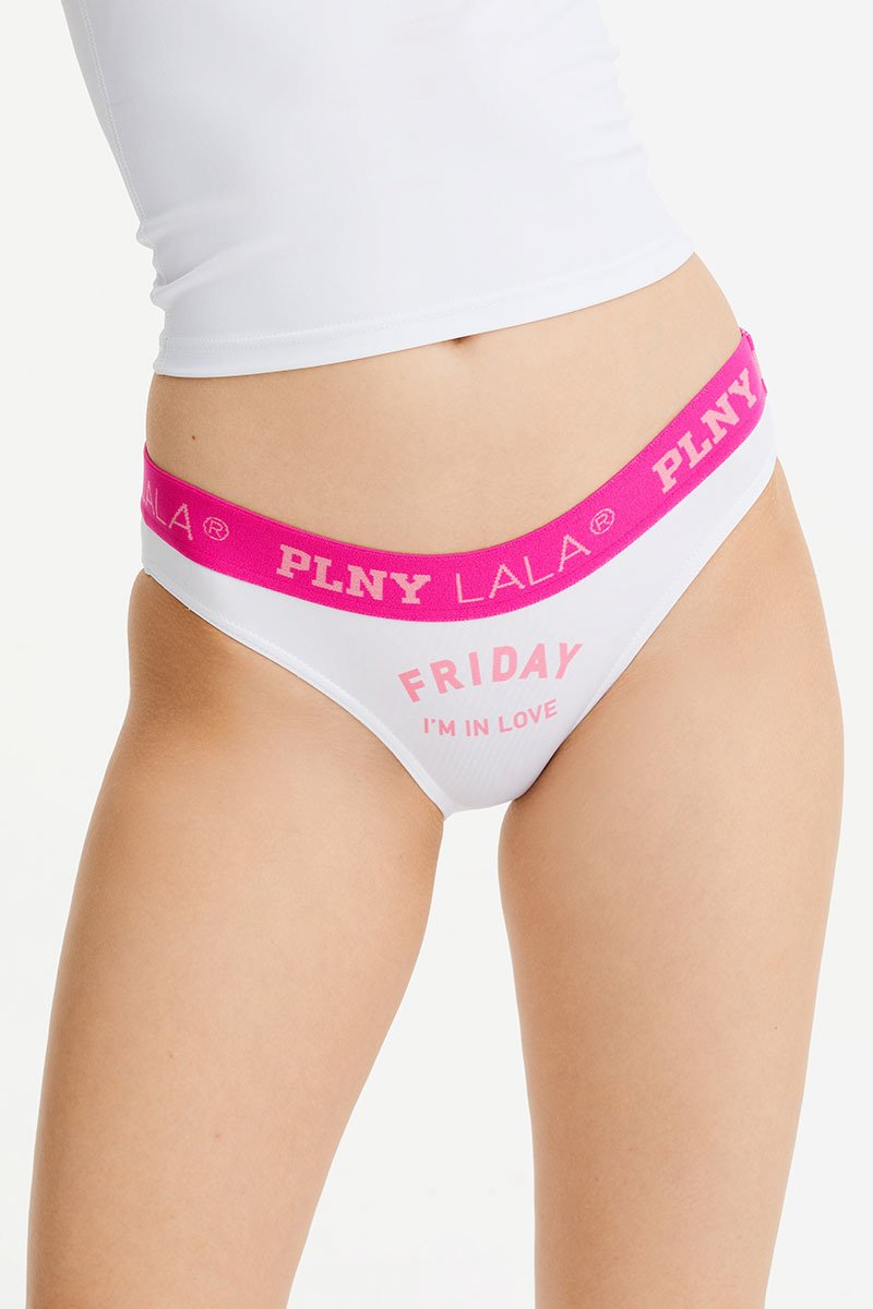 PLNY LALA Friday White Panties