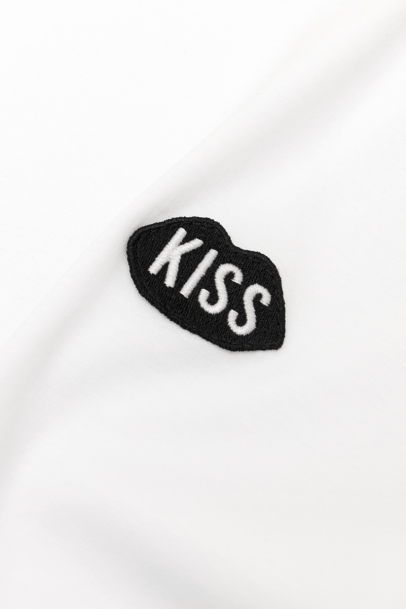 Petit KISS French Fit White Tee