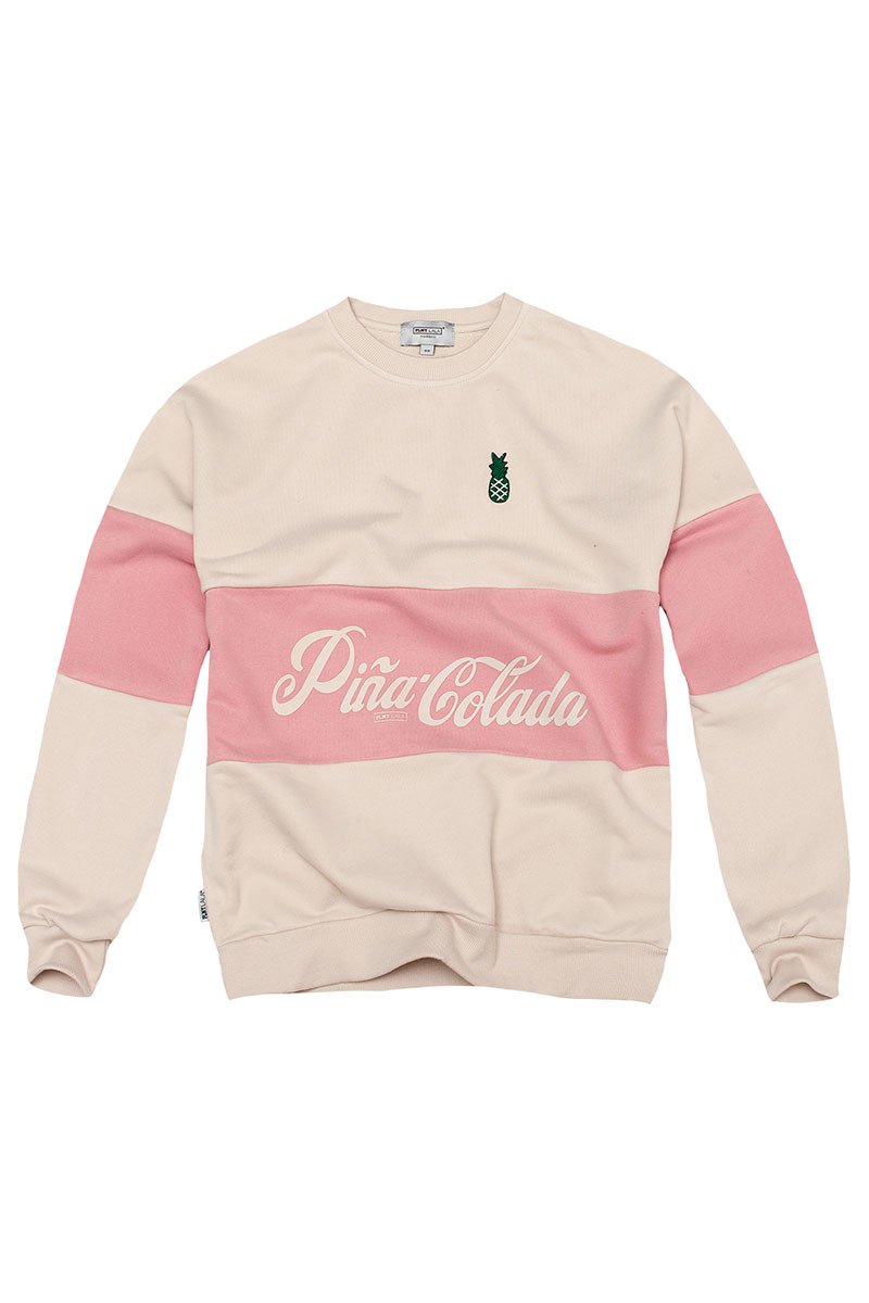 Pina Colada Layer Creamy Sweatshirt