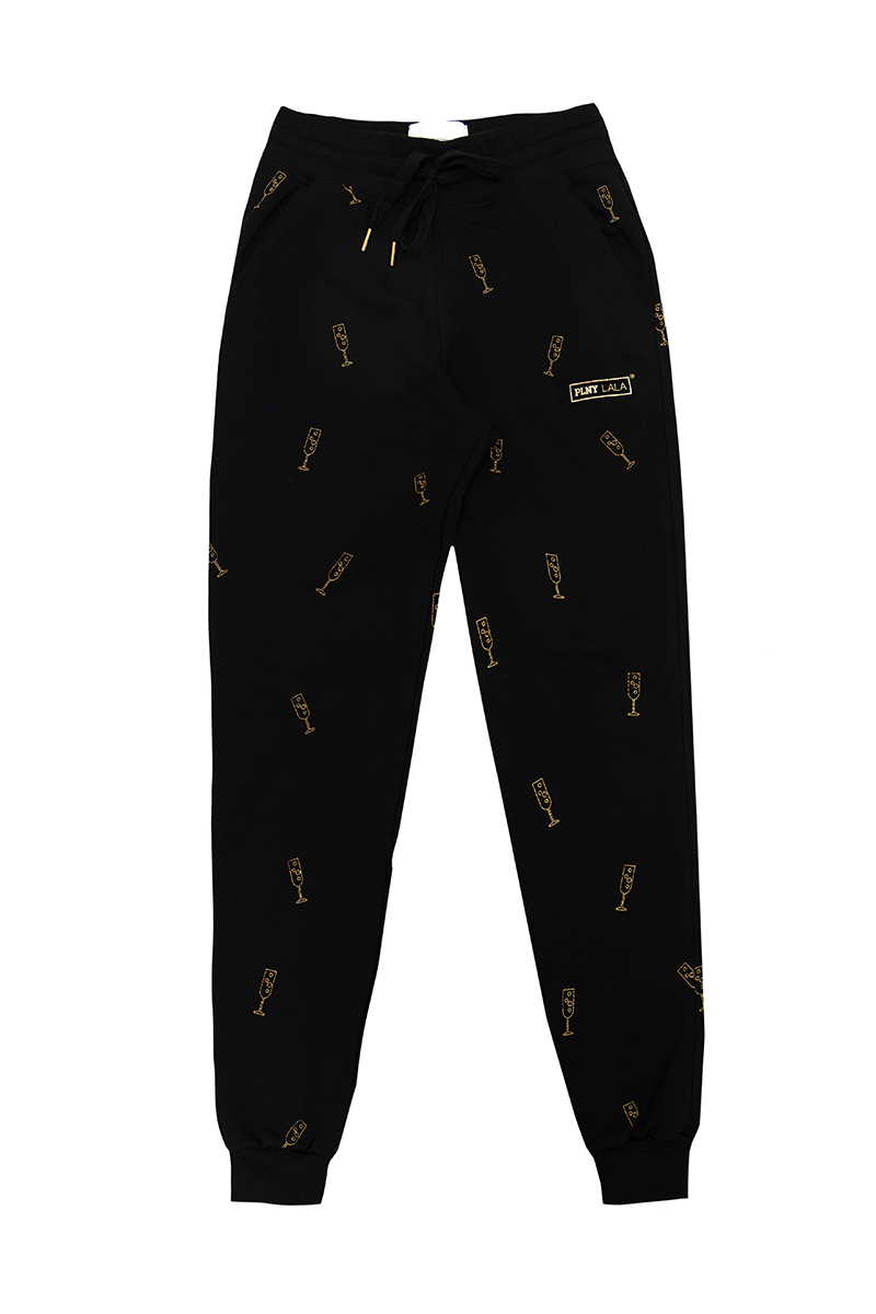 Prosecco Black/Gold Sweatpants