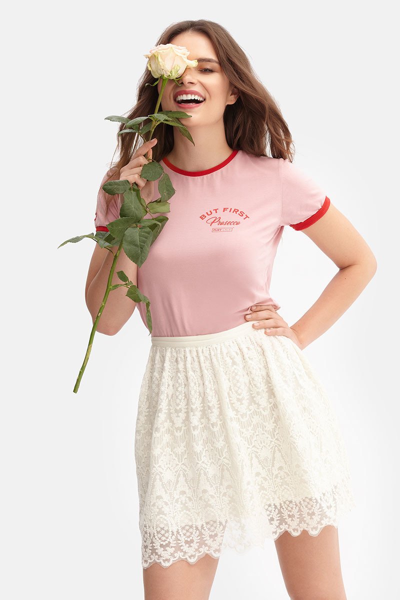Prosecco Vintage Rose Tee