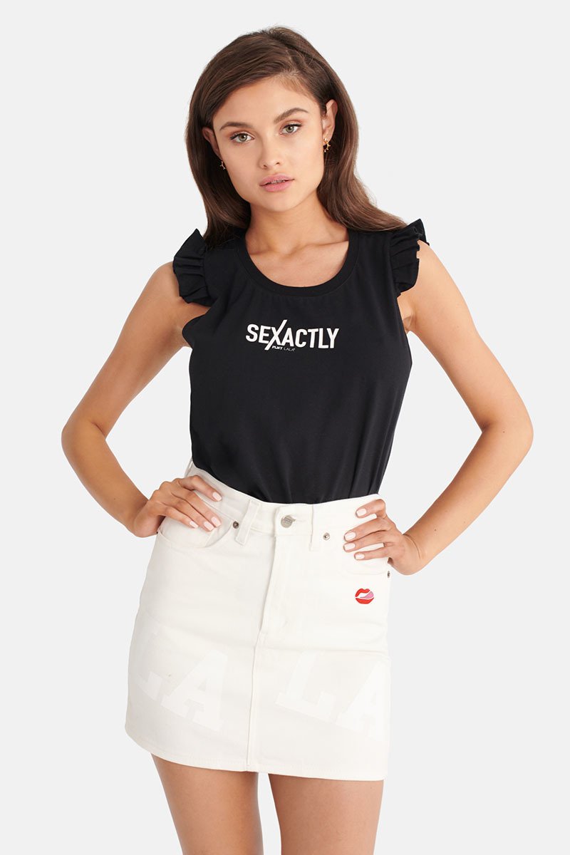 Sexactly Butterfly Black Top