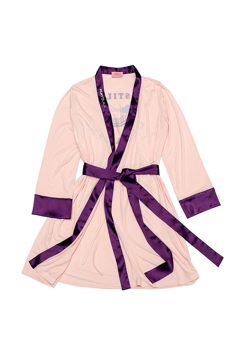 Still Dreaming Viscose Pink Kimono