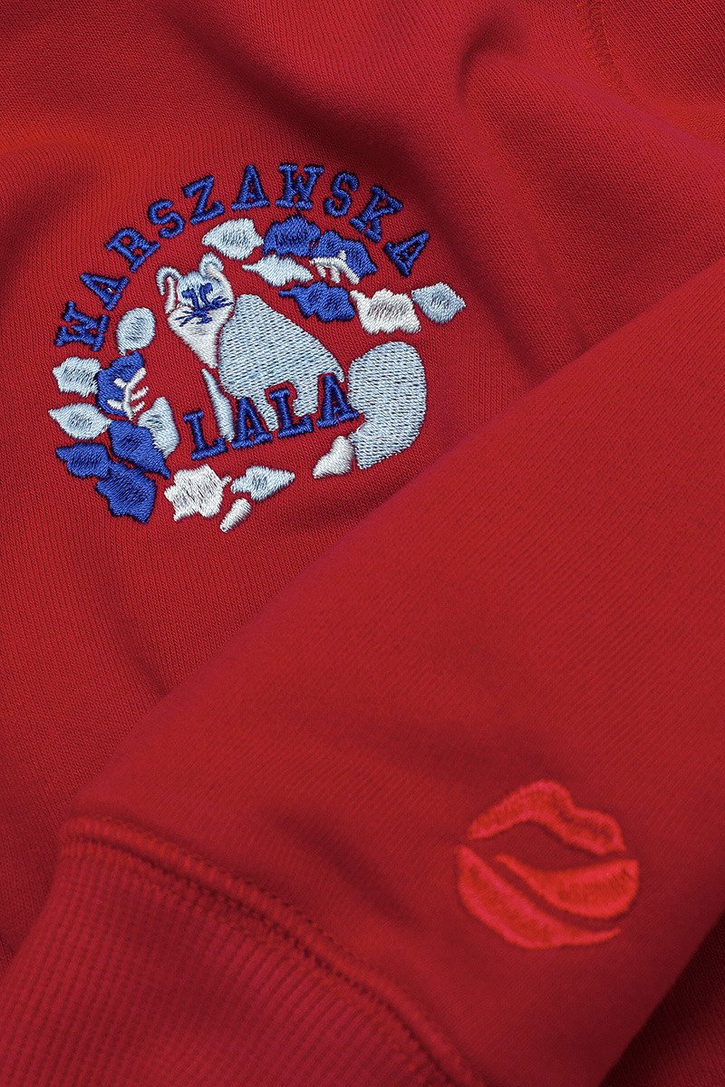 Warszawska LALA Foxy Regular Chilli Red Sweatshirt