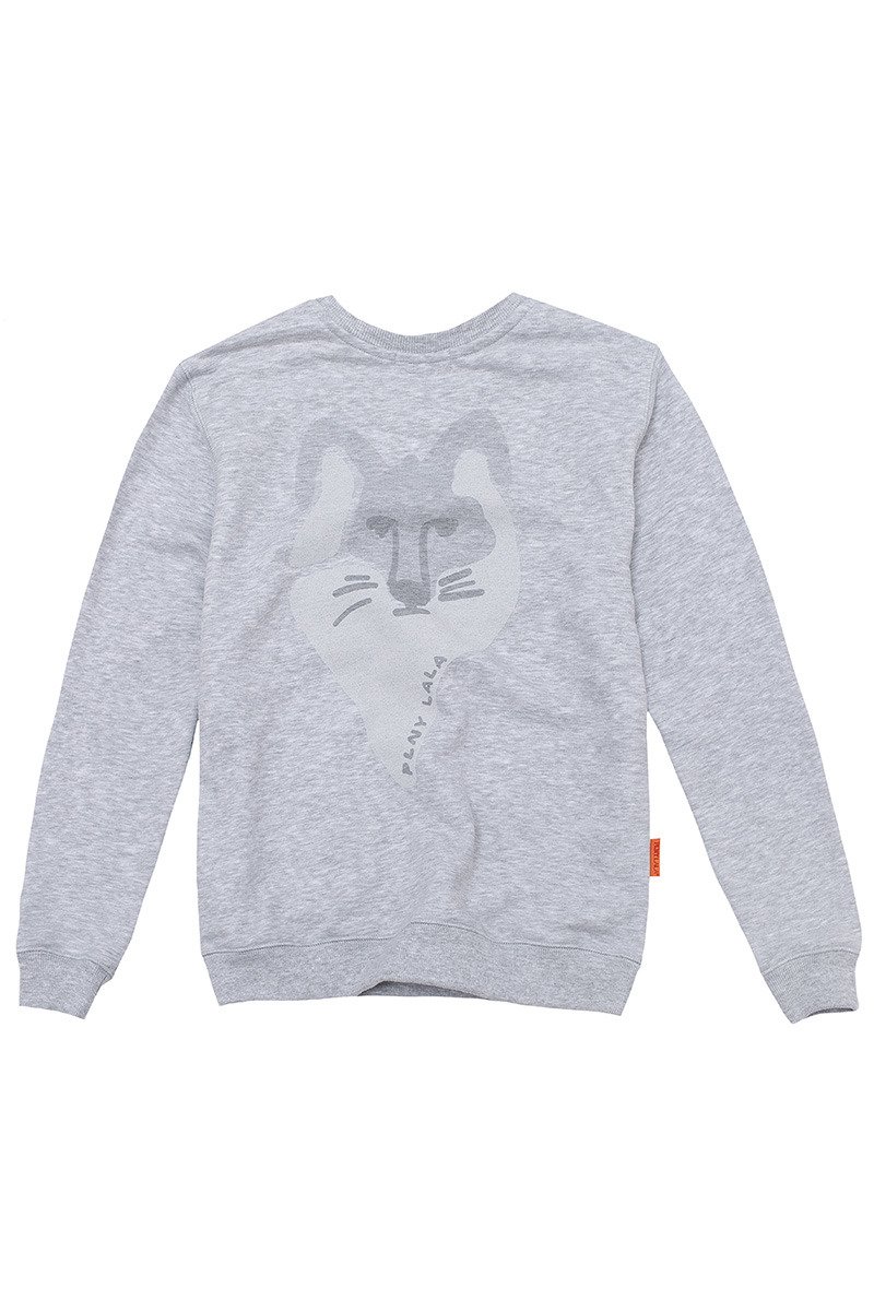 Warszawska LALA Foxy Regular Grey Sweatshirt