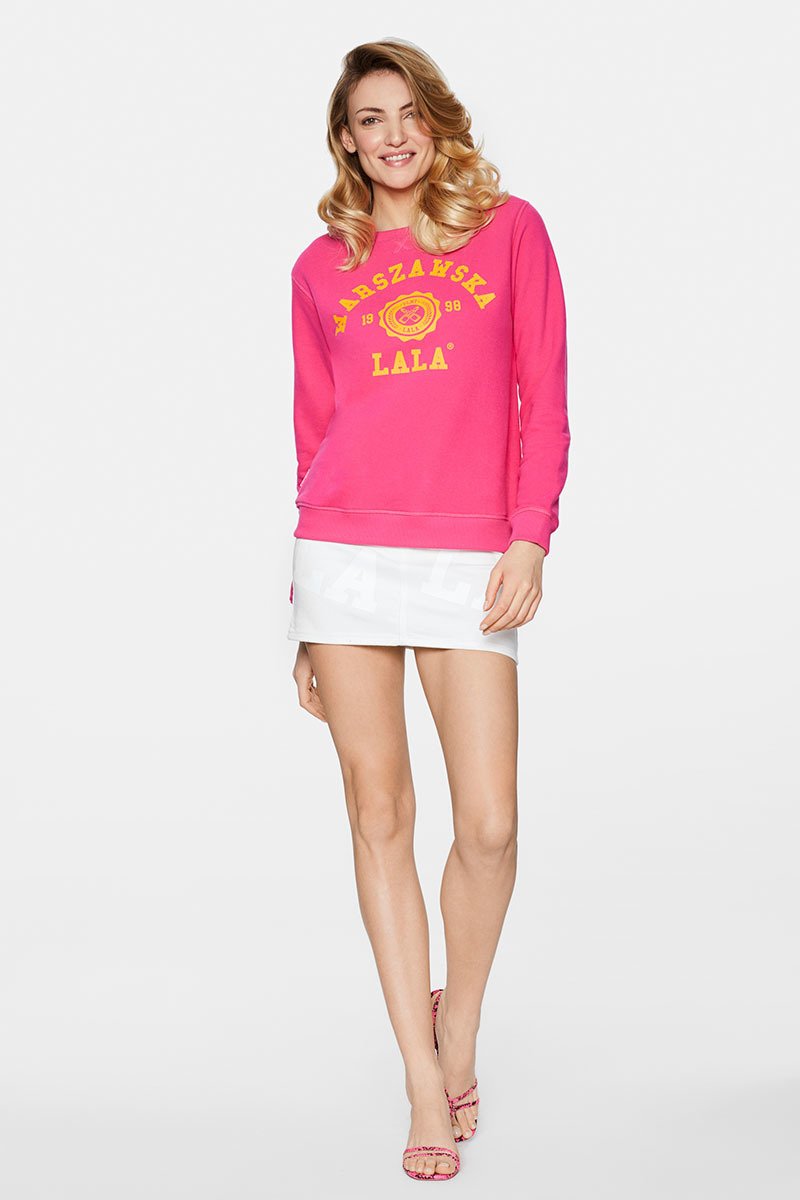Warszawska LALA Regular Very Pink Sweatshirt