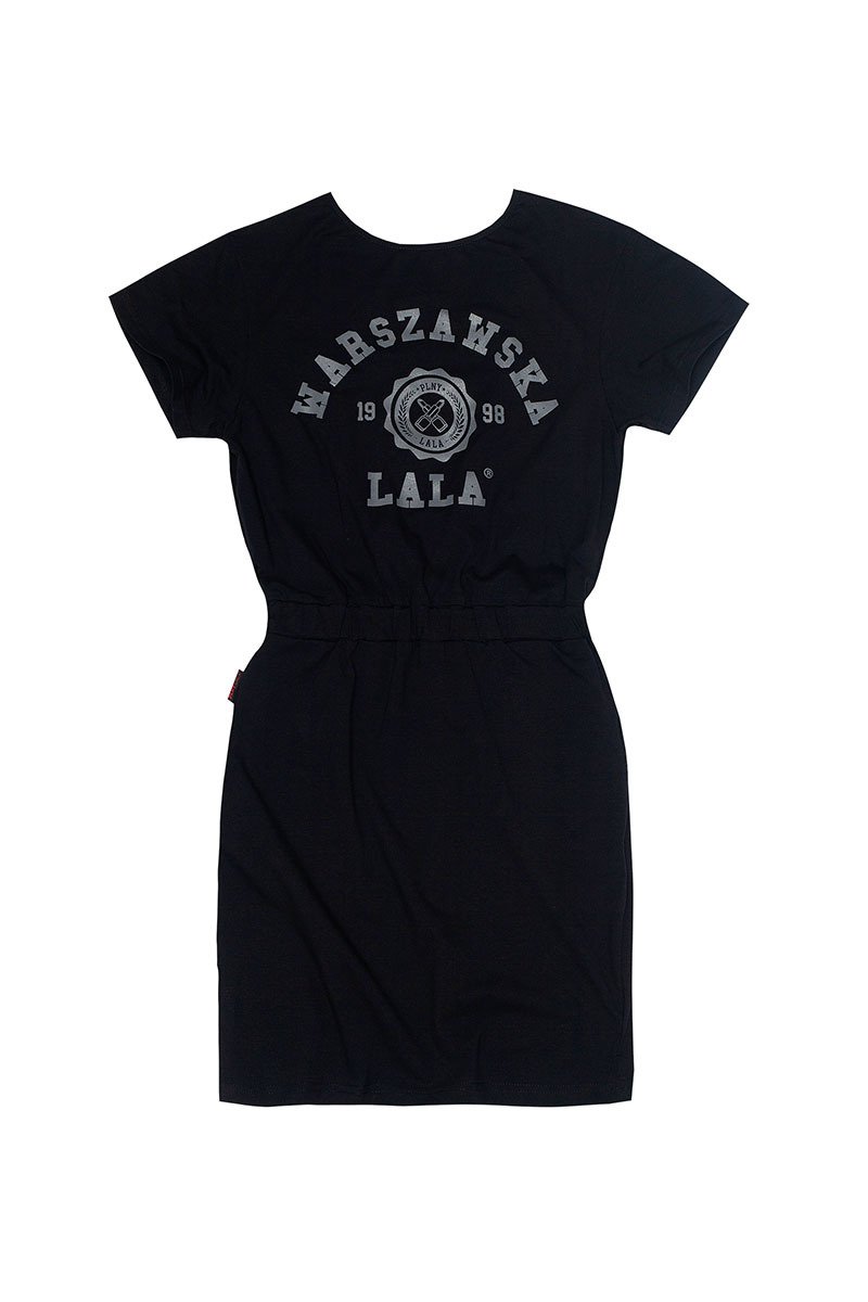 Warszawska LALA V-Back Black Dress